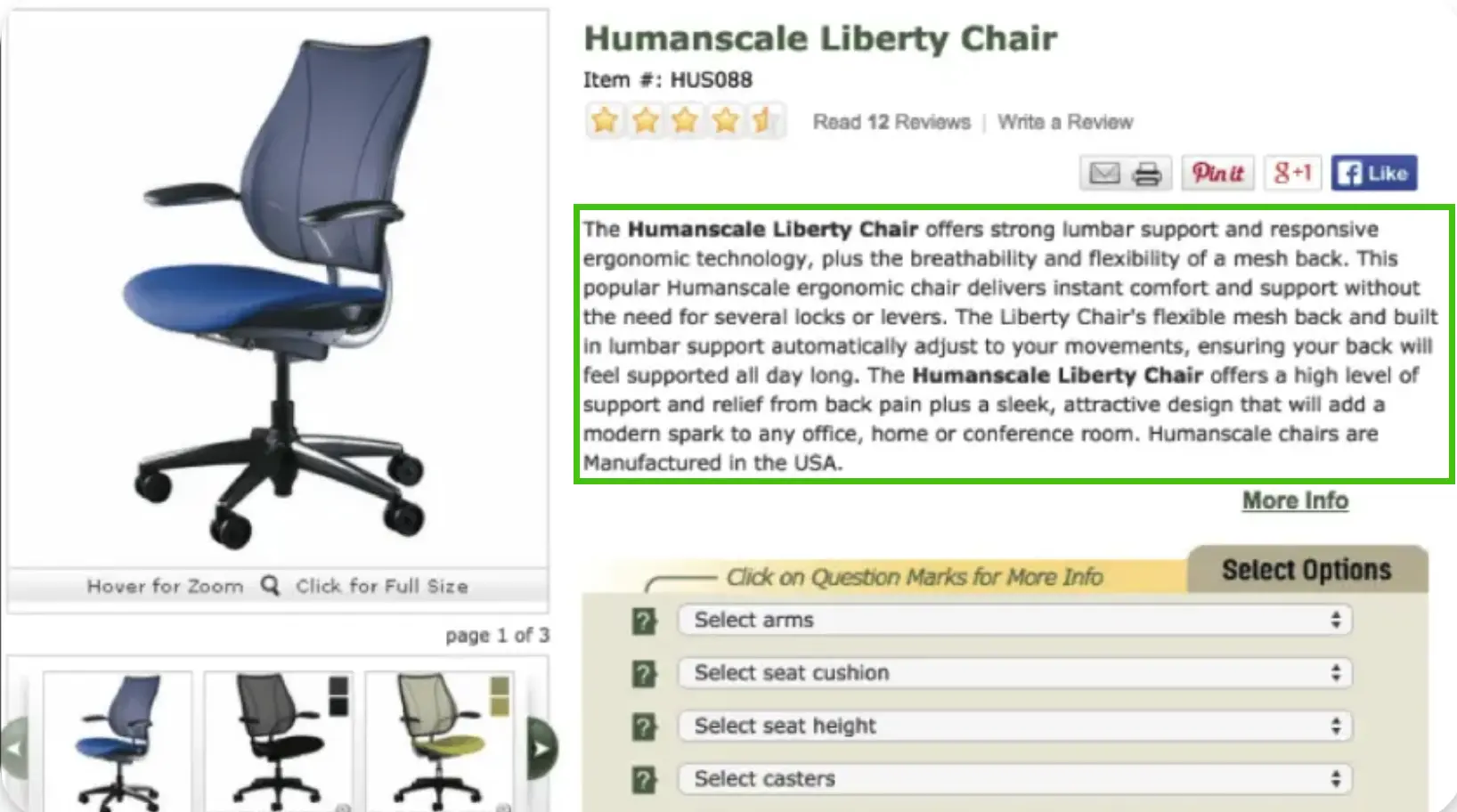 unique product description
